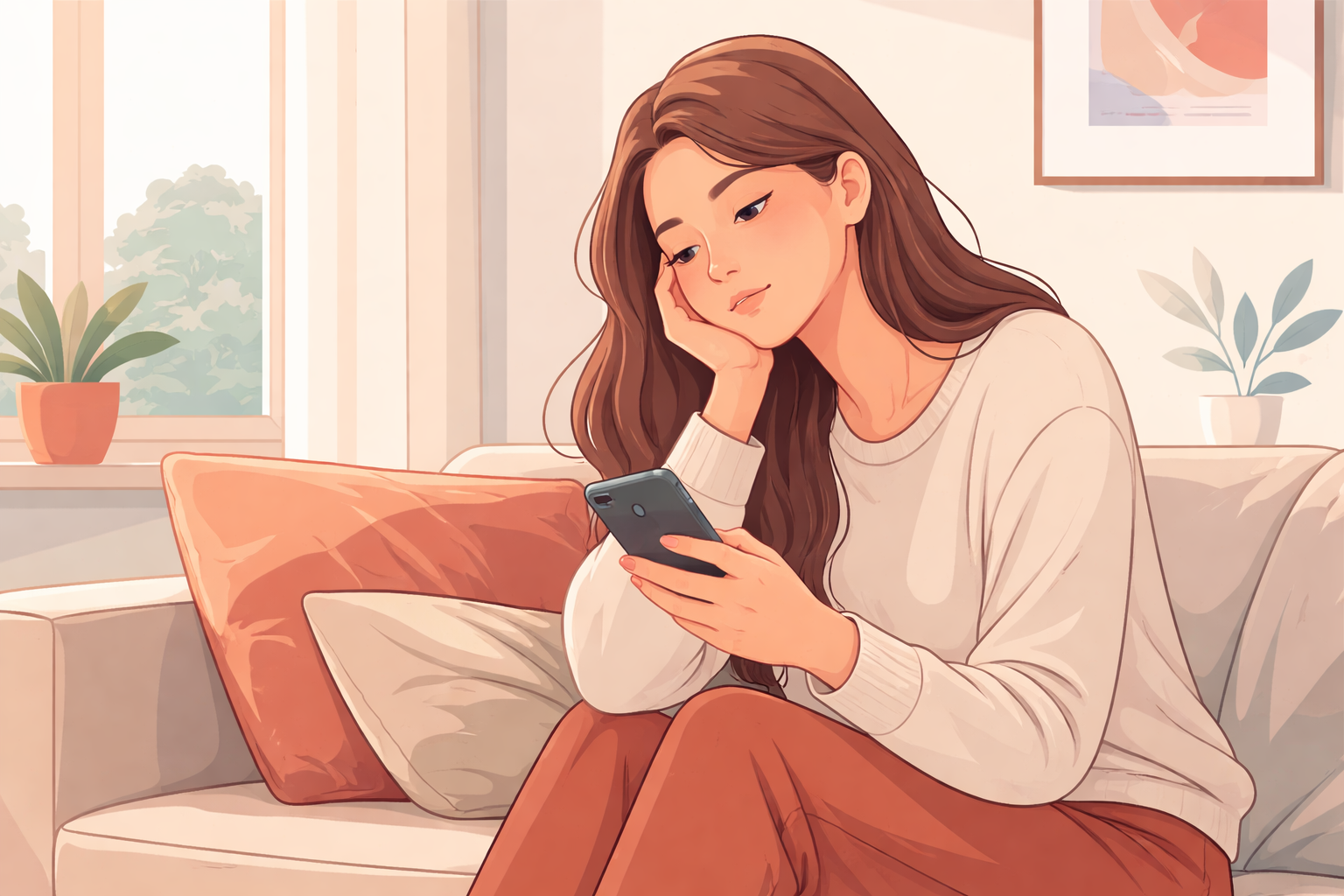 elle se désintéresse comportement relation message