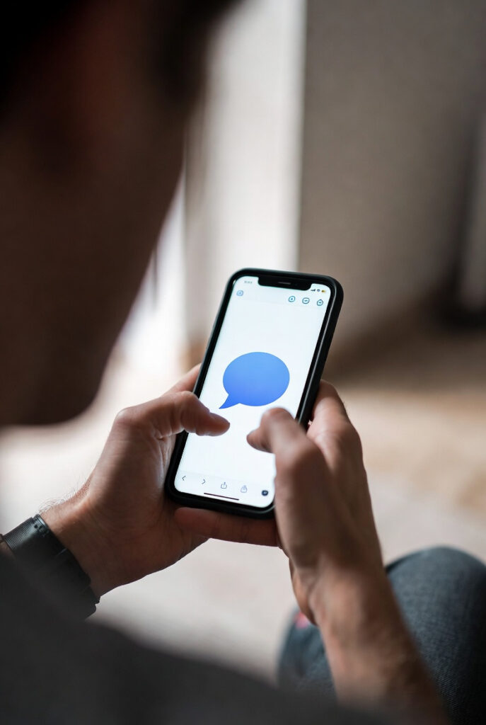 moins parler message téléphone