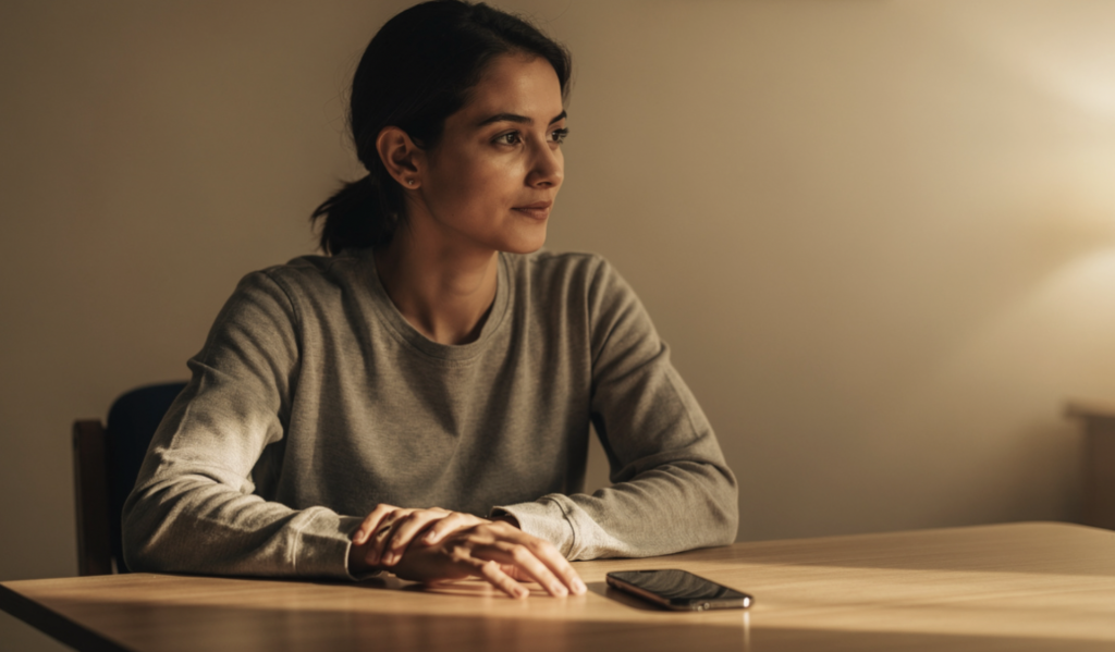 regarde encore mes stories après avoir pris ses distances , confiante et peut avancer