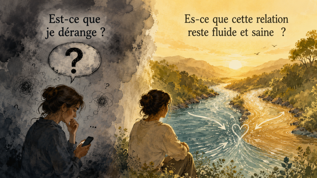on dérange par message ou c'est la relation qui n'est plus saine